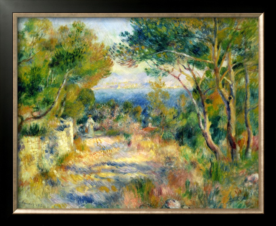 L Estaque 1882 - Pierre Auguste Renoir Painting